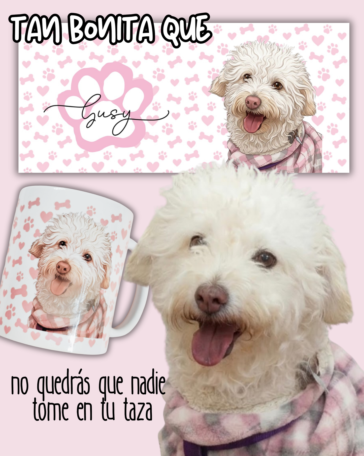 Taza personalizada perritos peluditos taza con diseño personalizado petlovers regalo detalles personalizados amante de los perritos gatitos y mascotas