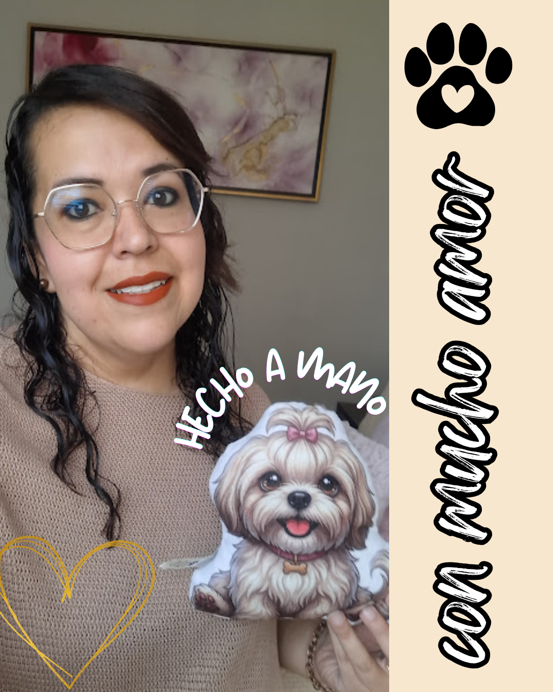 almohada de tu perrito mascota recuerdo regalo memorial tu amigo de 4 patitas conmemorativo hecho a mano personalizado recuerdos