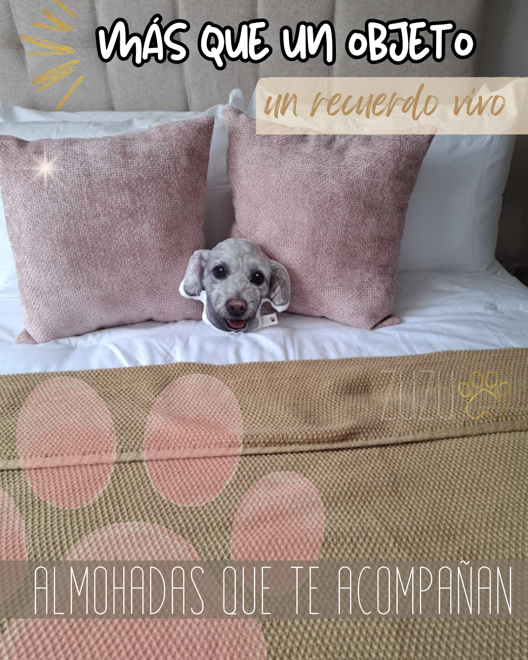 almohada de tu perrito mascota recuerdo regalo memorial tu amigo de 4 patitas conmemorativo recuerdos hecho a mano personalizado