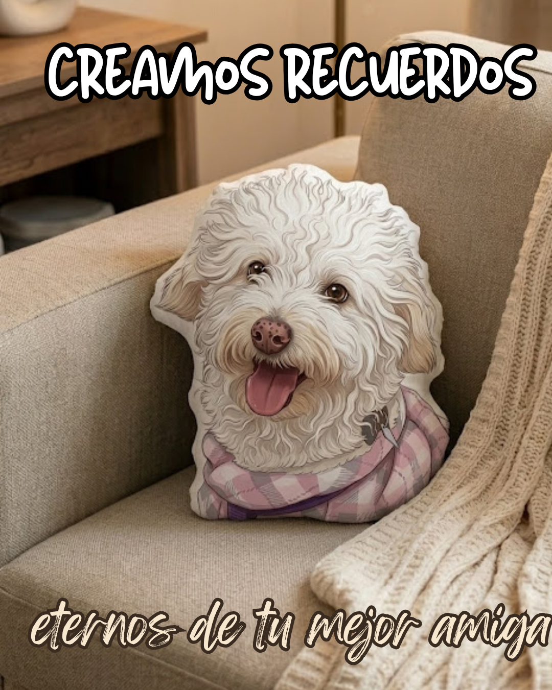 almohada de tu perrito mascota recuerdo regalo memorial tu amigo de 4 patitas conmemorativo recuerdos hecho a mano personalizado