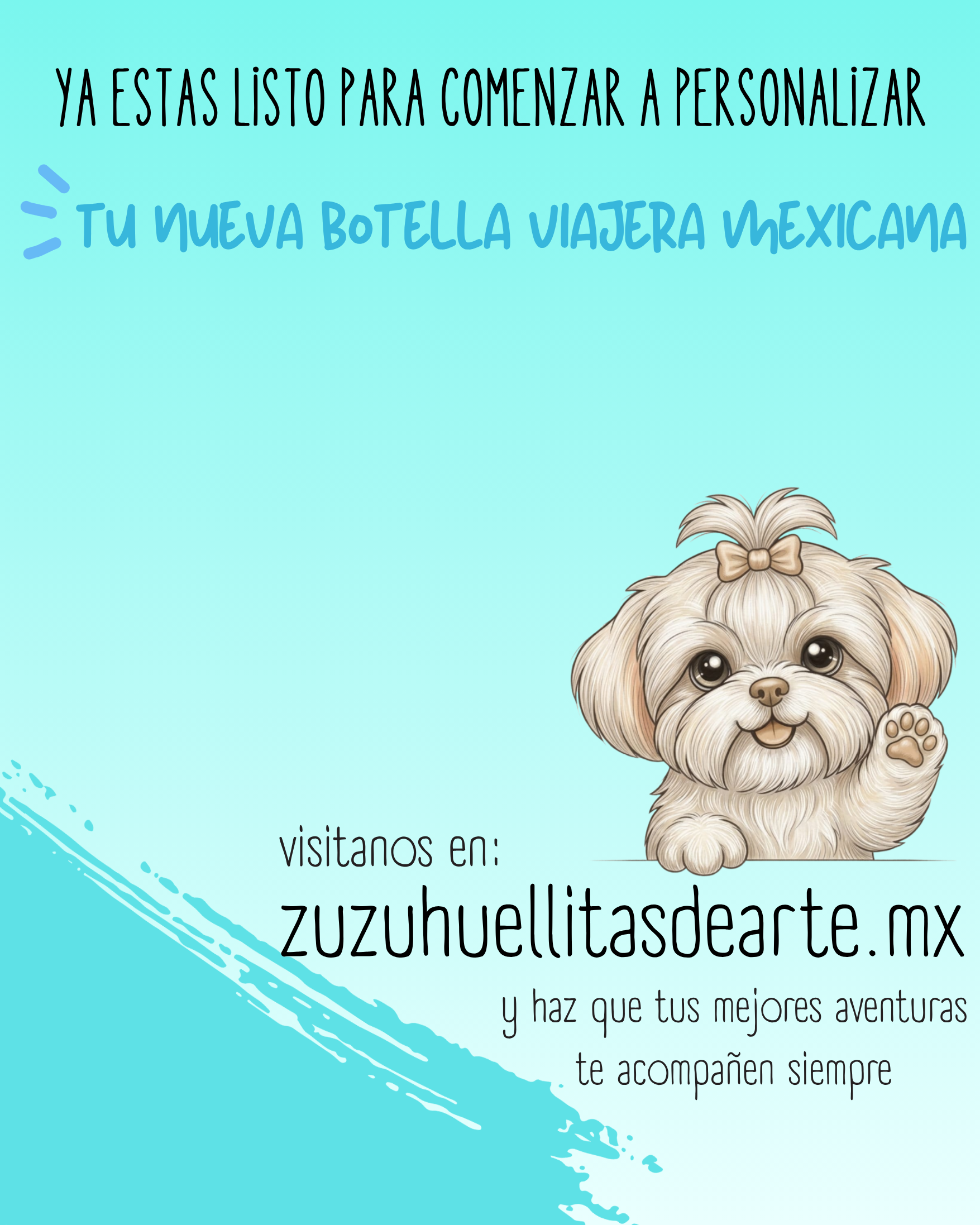 botella de agua viajera ideal para regalar personalizada con fotos de tus viajes por mexico y pueblos magicos ideal para el aire libre tu nueva compañera de viajes y aventuras regalos personalizados regalos creativos  con stickers de mexico mexicanos ajolote muñeca lele suculentas cactus