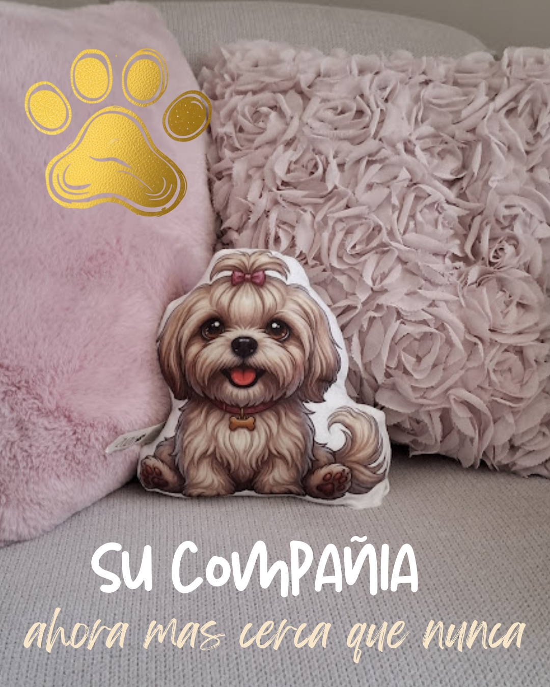 almohada de tu perrito mascota recuerdo regalo memorial tu amigo de 4 patitas conmemorativo recuerdos hecho a mano personalizado