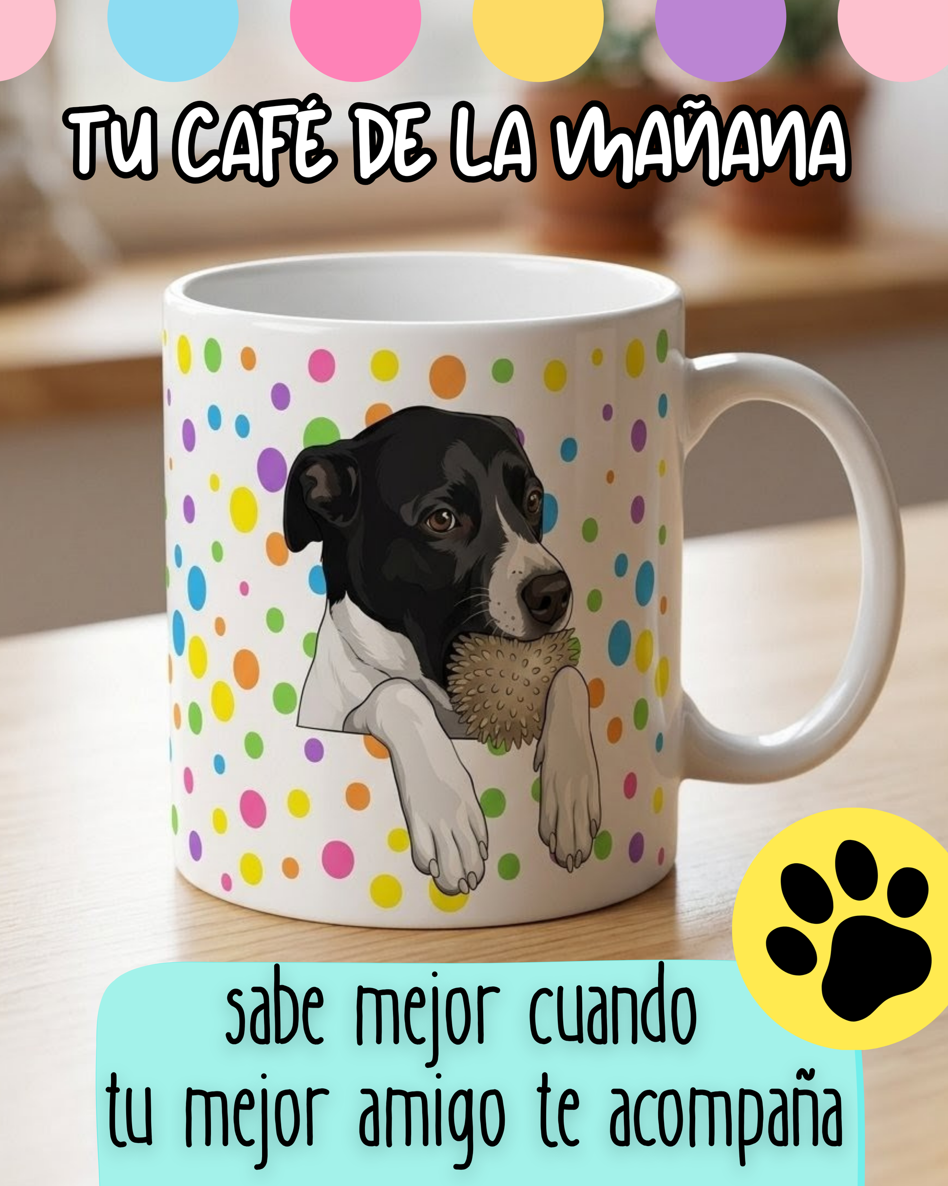 Taza personalizada perritos peluditos taza con diseño personalizado petlovers regalo detalles personalizados amante de los perritos gatitos y mascotas 