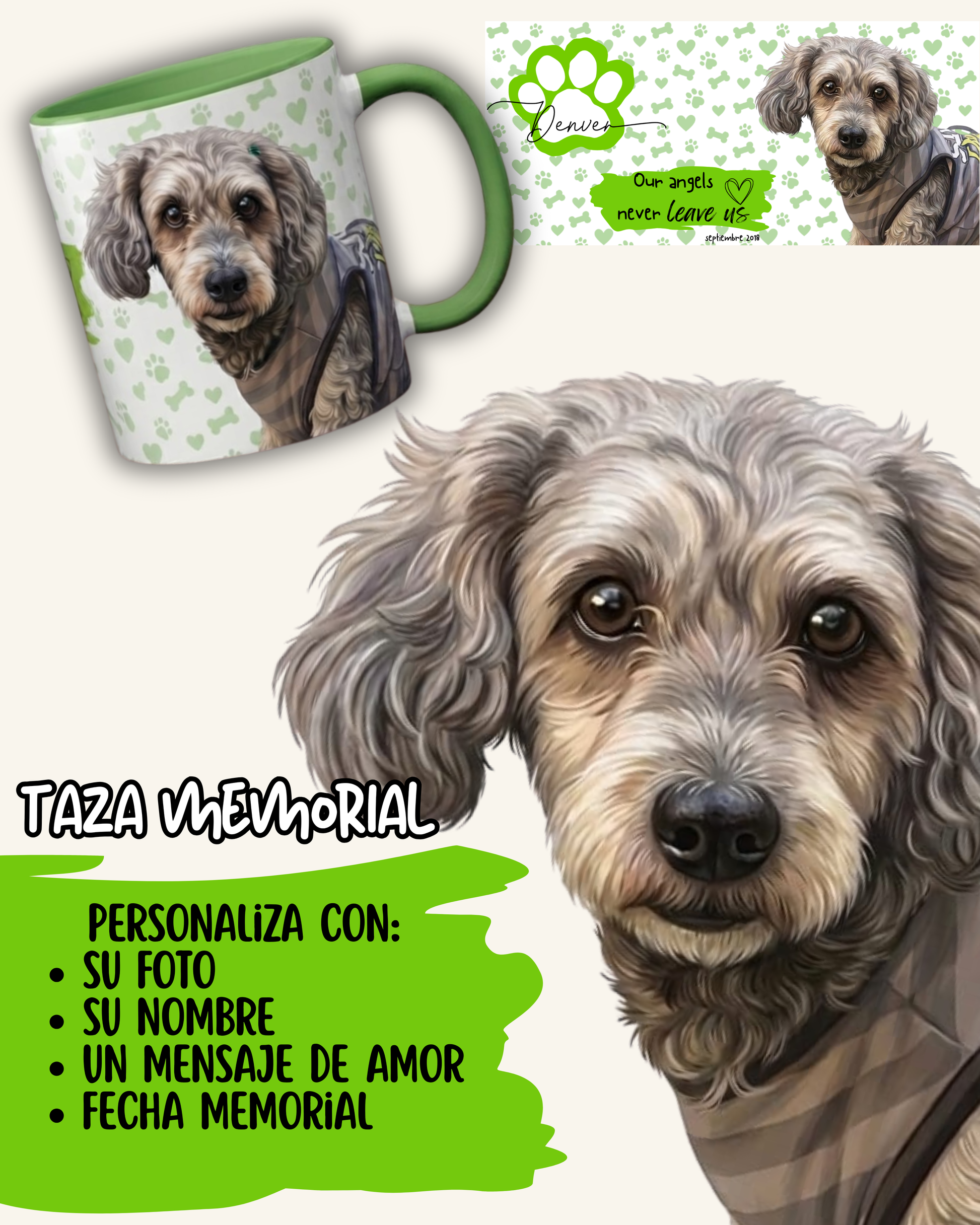 taza regalo personalizado de mascotas que se fueron al cielo petlovers memorial articulo personalizado de perritos recuerdo de animalitos y mascotas