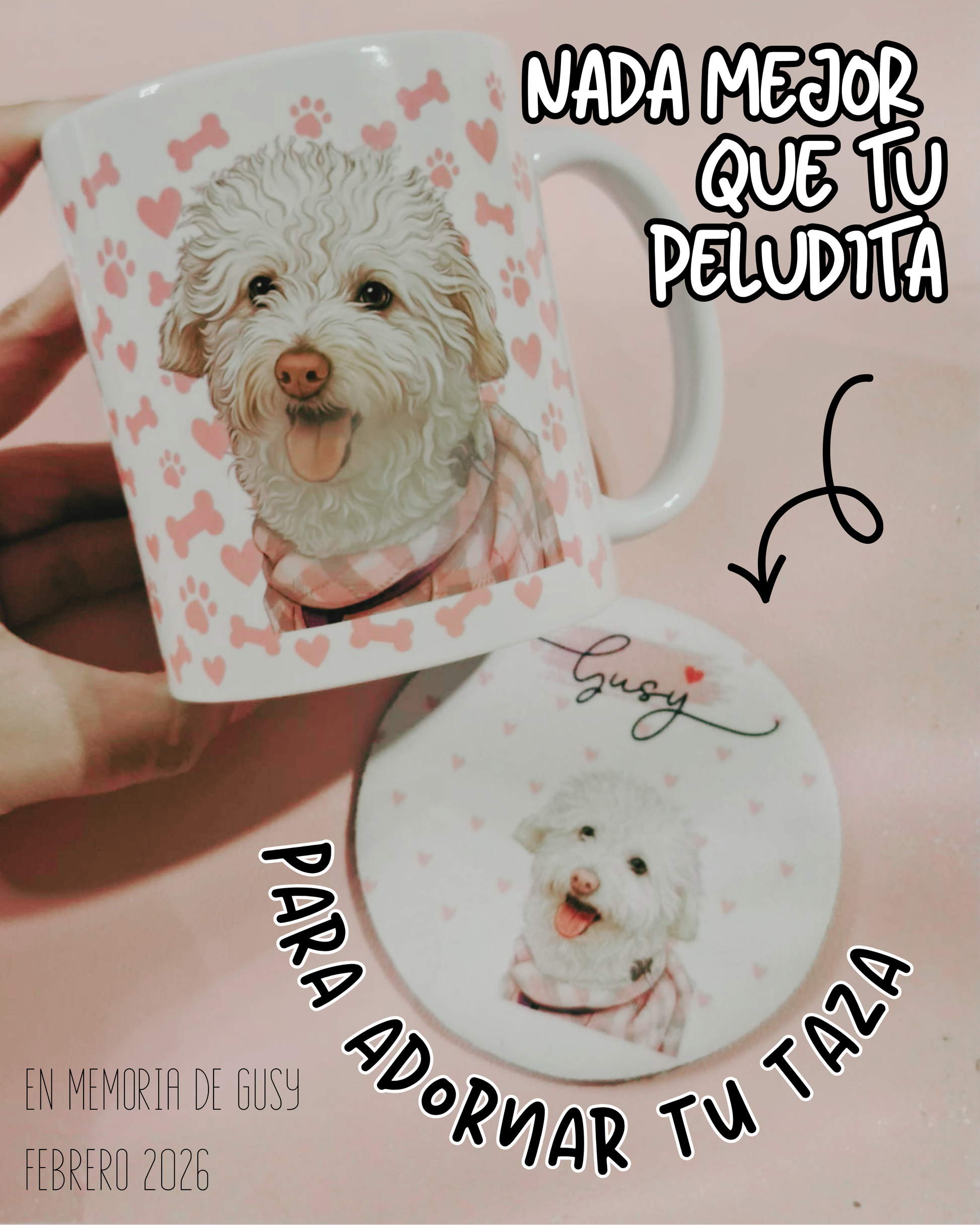 Taza personalizada perritos peluditos taza con diseño personalizado petlovers regalo detalles personalizados amante de los perritos gatitos y mascotas 
