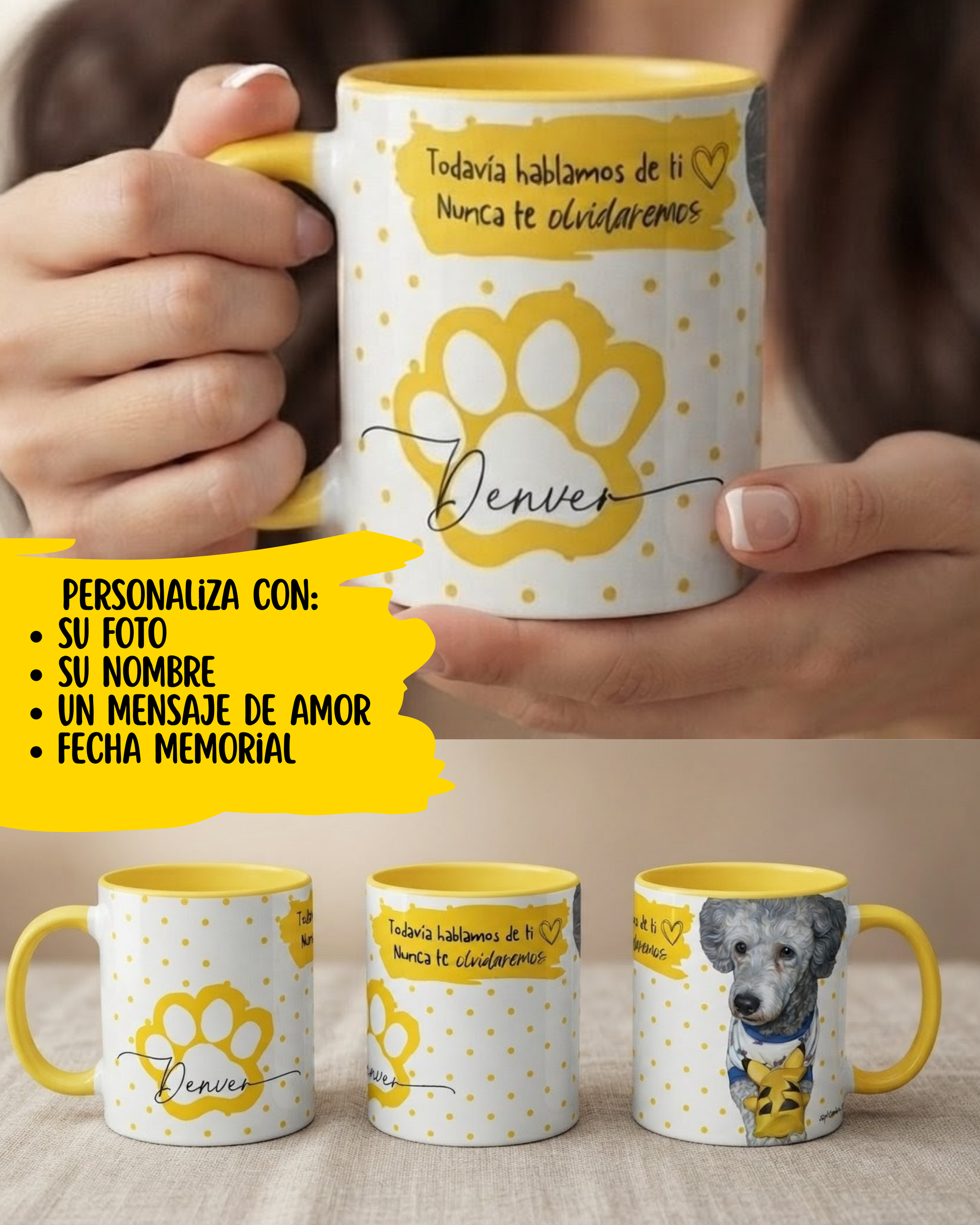 taza regalo personalizado de mascotas que se fueron al cielo petlovers memorial articulo personalizado de perritos recuerdo de animalitos y mascotas