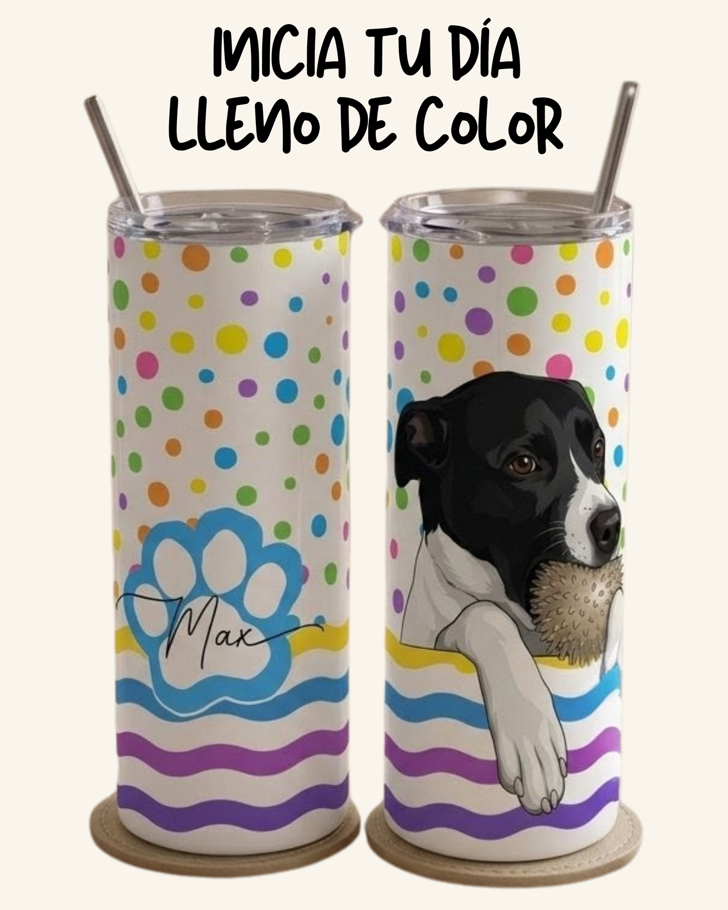 termo personalizado de tu mascota regalo perritos gatos peluditos