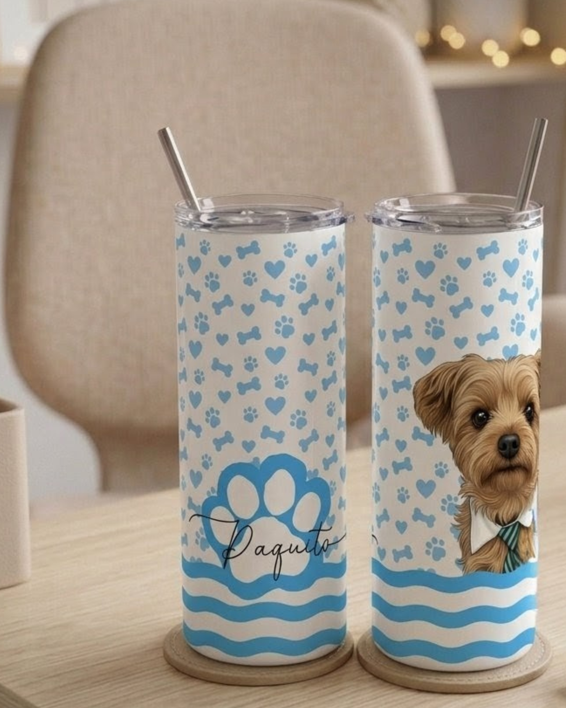 termo personalizado de tu mascota regalo perritos gatos peluditos