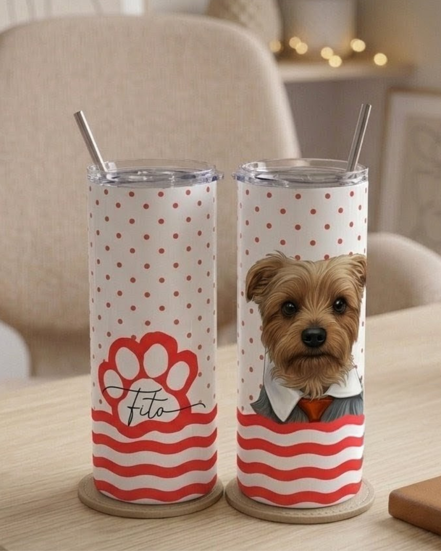 termo personalizado de tu mascota regalo perritos gatos peluditos