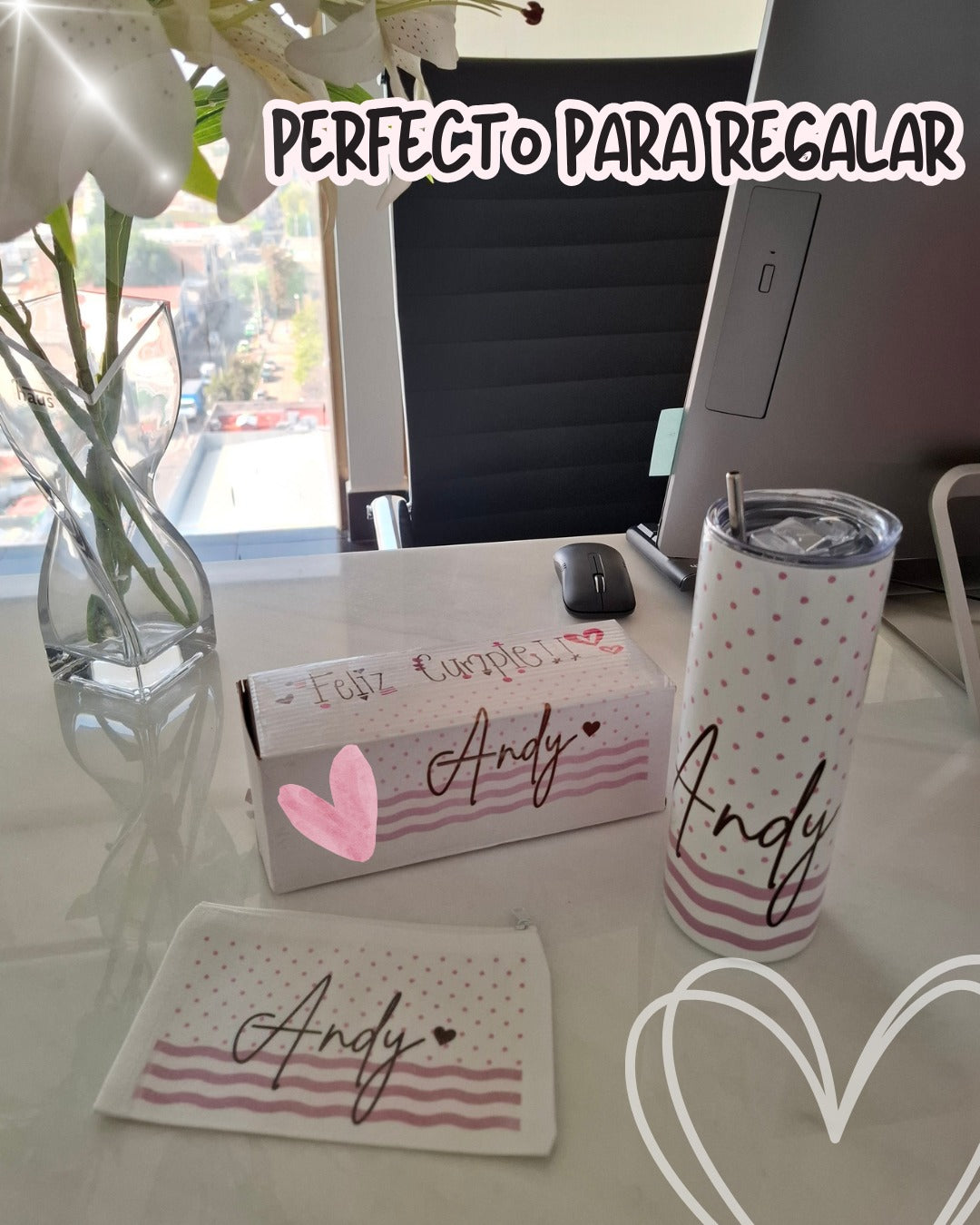 termo personalizado para regalar diseño único y exclusivo, perfecto para sorprender a la persona especial vaso termo sublimado con diseño personalizado y listo para regalar a tu mejor amigo o amiga